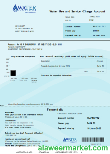 Water Corporation WA utility business bill, SCR